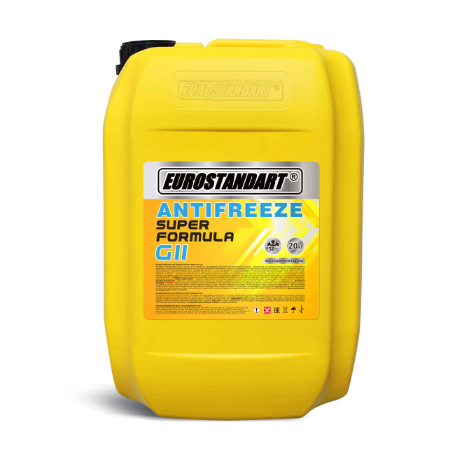 Охолоджувальна рідина EUROSTANDART ANTIFREEZE SUPER FORMULA G11 Yellow готовий